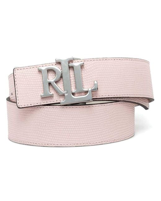 Ralph Lauren Pink Logo Belt