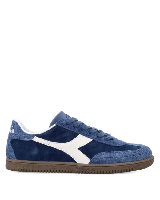 Diadora Blue Hairy Suede Sneakers