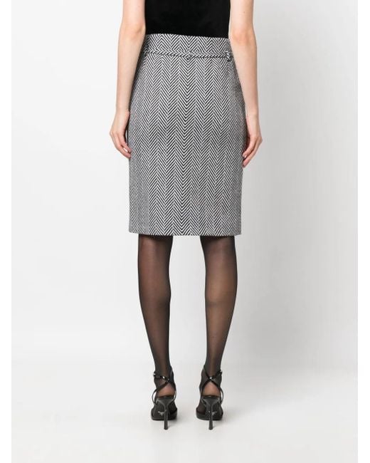 Tom Ford Gray Pencil Skirts