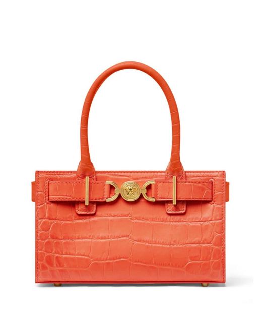 Versace Red Small Medusa '95 Tote Bag