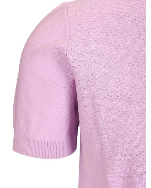Al Duca D'aosta Pink T-Shirt Trama for men