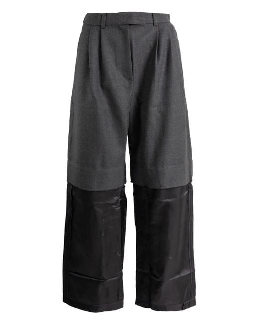 VAQUERA Gray Bundfaltenhose mit Einsätzen