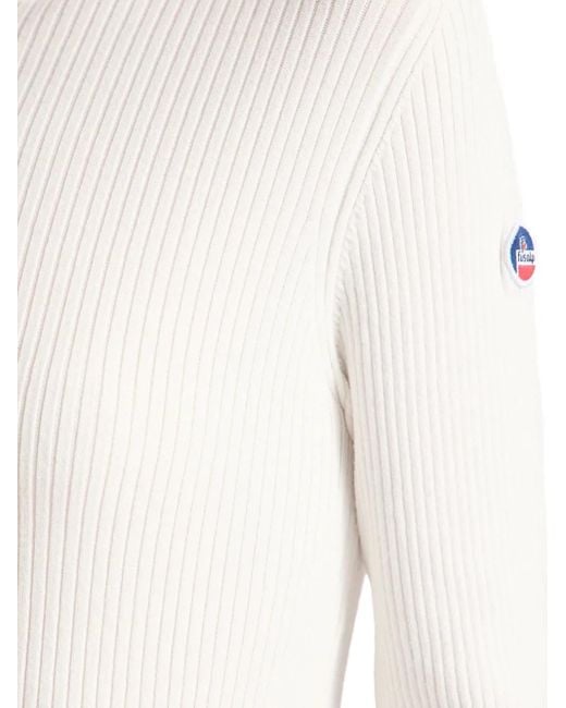 Fusalp White High-Neck Sweater
