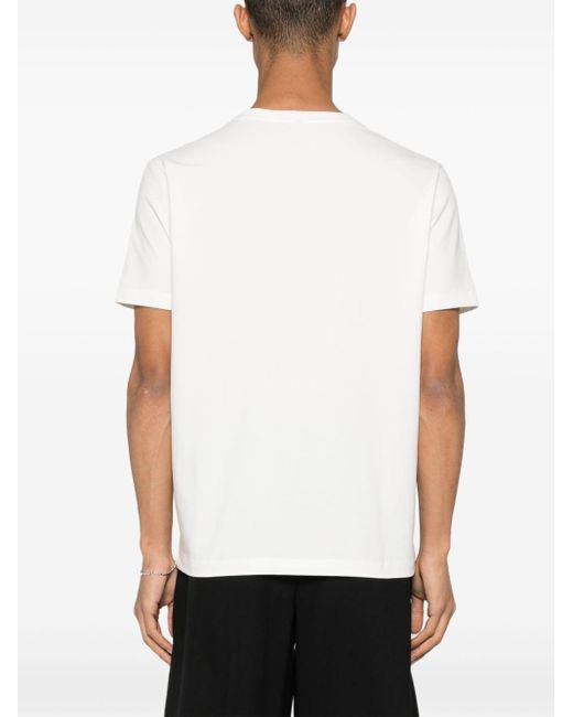T-shirt con ricamo di Iceberg in White da Uomo