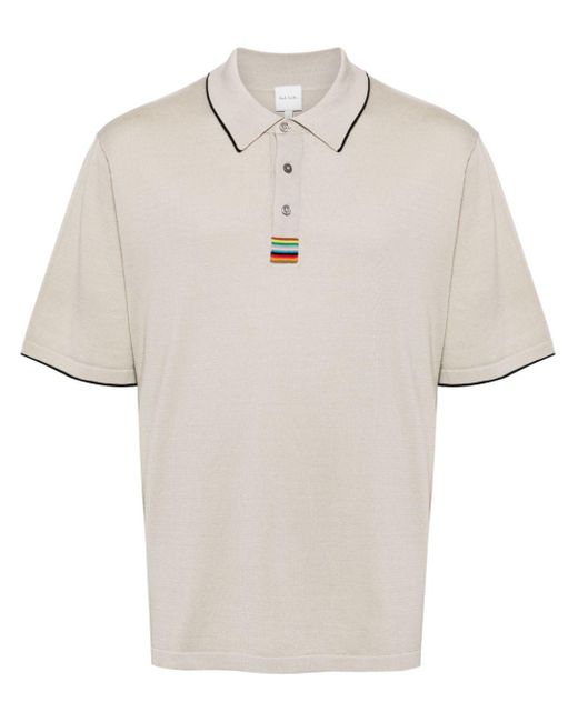 Paul Smith White Organic Cotton Polo Shirt for men