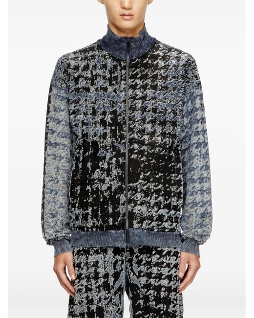 DIESEL Black S-Corr Bomber Jacket for men