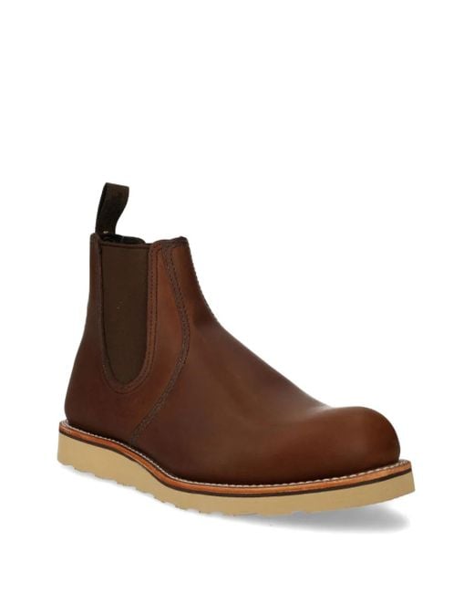 Red Wing Brown Leather Boots for men
