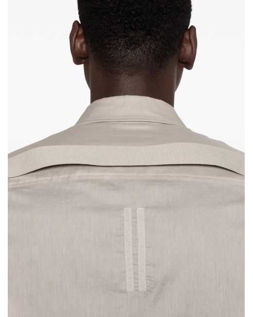 Rick Owens White Flap-Pockets Shirt for men