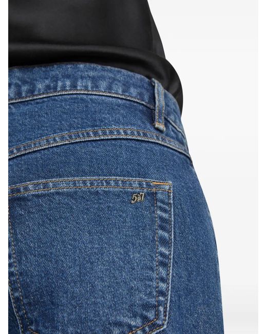 Cinq À Sept Blue Tommy Straight-Leg Jeans