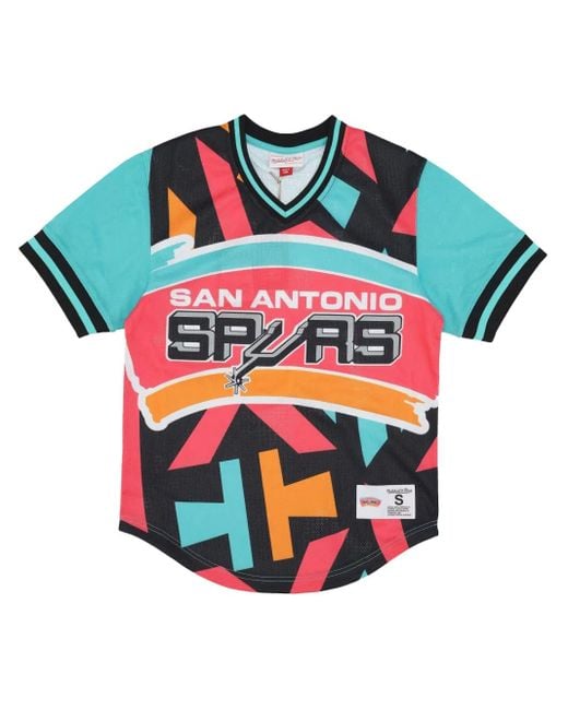 Maillot Nba Jumbotron 3.0 'Spurs' Mitchell & Ness pour homme en coloris Blue