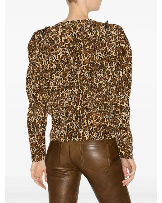 Isabel Marant Brown Zarga Blouse