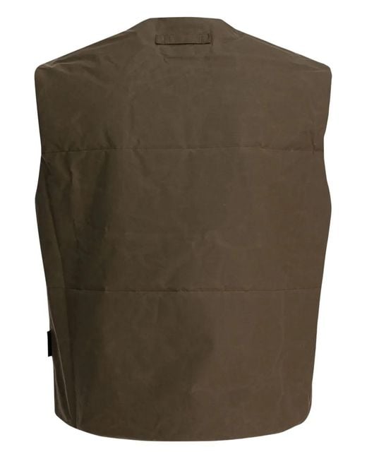 GR10K Green Zip Colour-Block Jacket for men