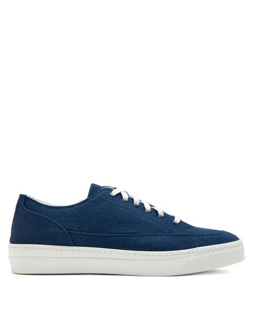 Blu Scarpa Blue Lace-Up Sneakers for men