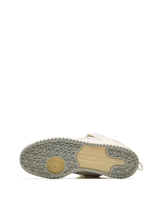 Adidas White X Bad Bunny Forum Low Sneakers