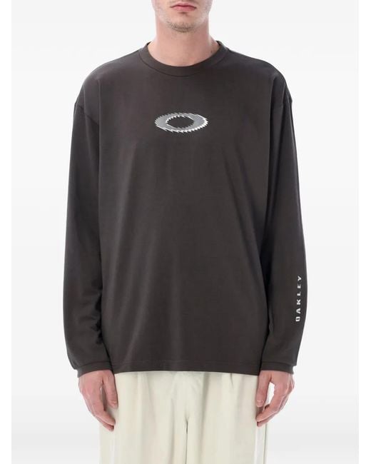Camiseta con detalle del logo Oakley de hombre de color Black