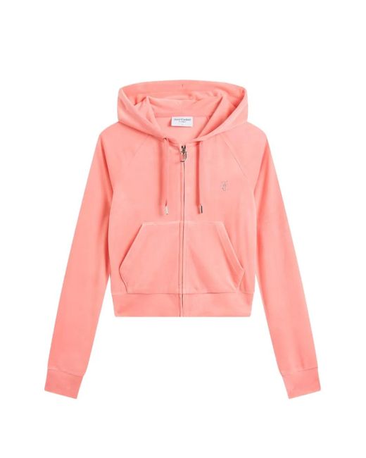 Juicy Couture Pink Zip-Fastening Hoodie
