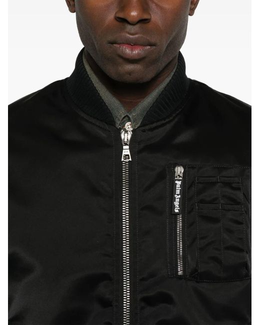Palm Angels Black Jackets for men