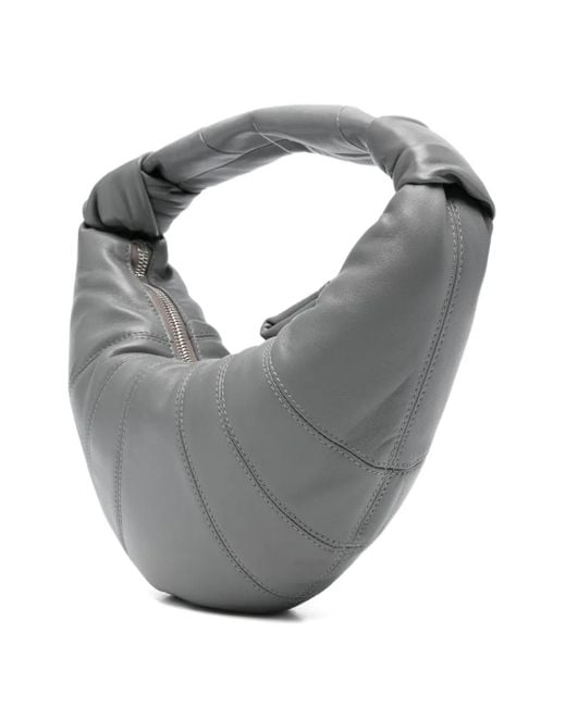 Lemaire Gray Mini Fortune Croissant Tote Bag