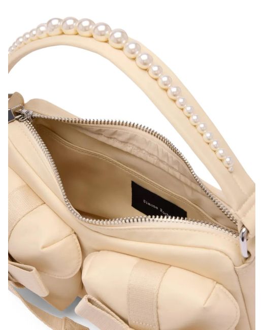 Simone Rocha Natural Utility Bow Shoulder Bag
