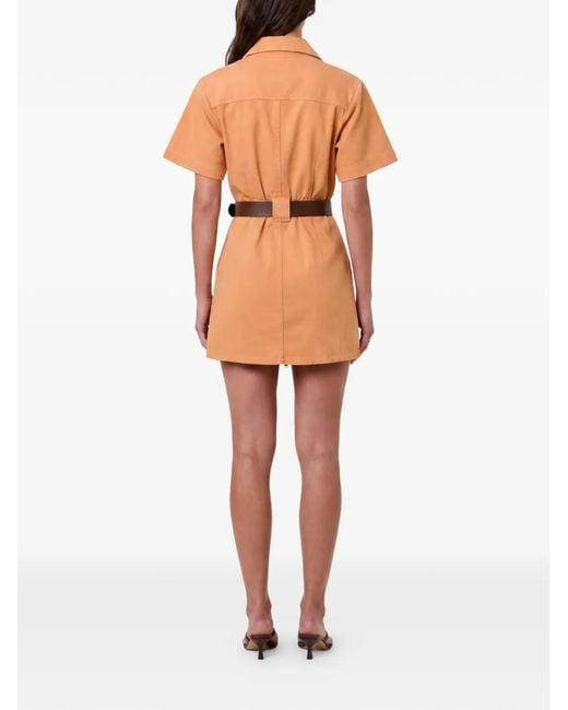Nicholas White Embla Belted Utility Mini Dress