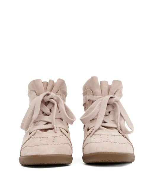 Isabel Marant Pink Bobby Sneakers