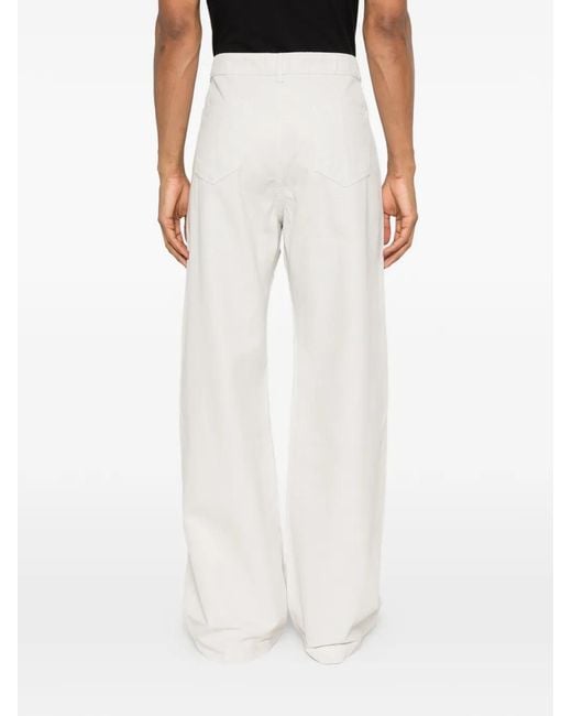 Rick Owens White Geth Jeans for men