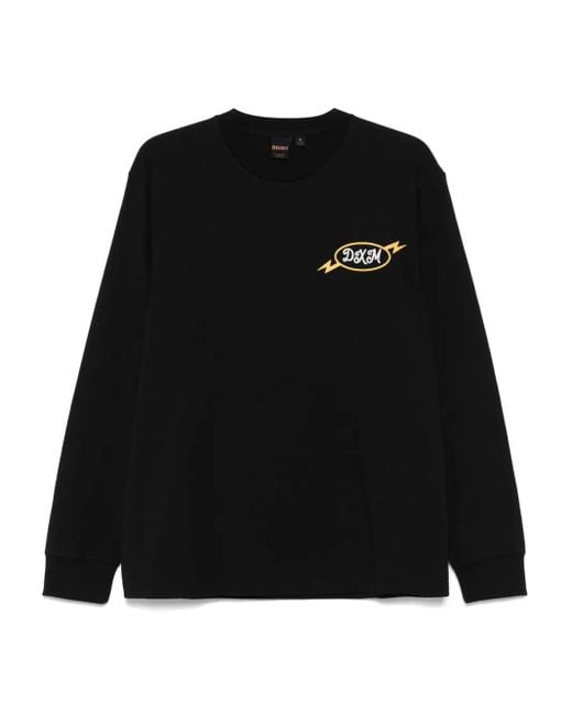 Deus Ex Machina Men's Black Lota T-Shirt