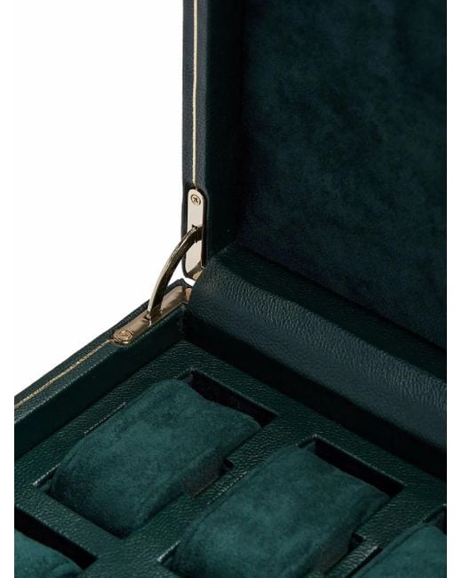 Wolf Green 8-Piece Watch Box