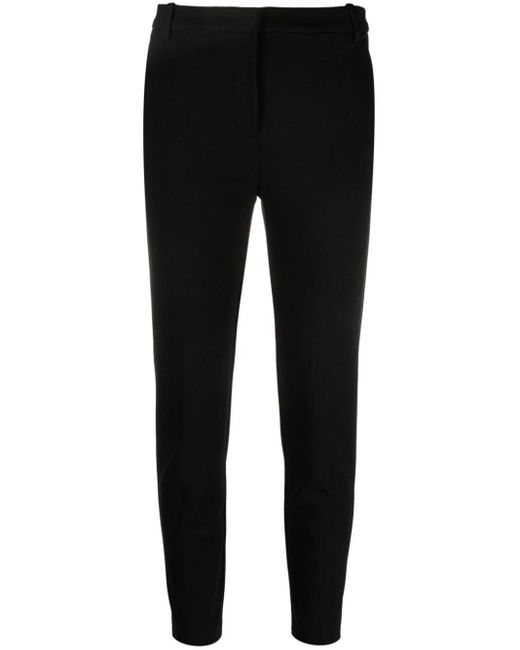 Pinko Slim-fit Tailored Trousers in het Black