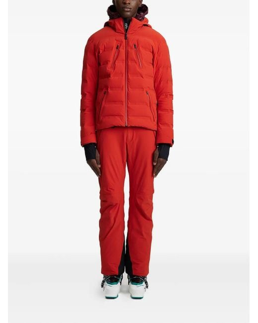 Aztech Mountain Red Hooded Nuke Ski Jacket for men