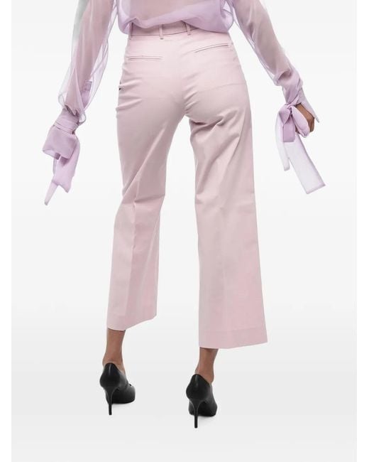 Ql2 Pink Welt-Pocket Trousers