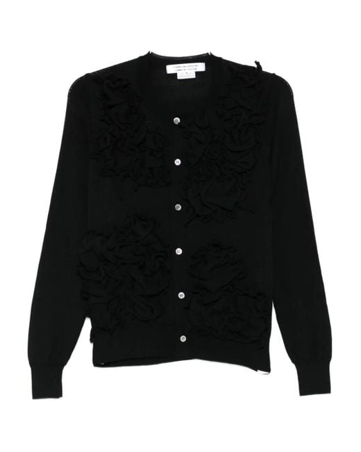 Comme des Garçons Wool Cardigan Black