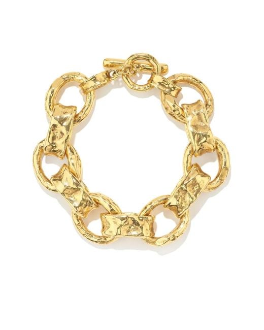 Goossens Metallic Lutèce Chain Bracelet