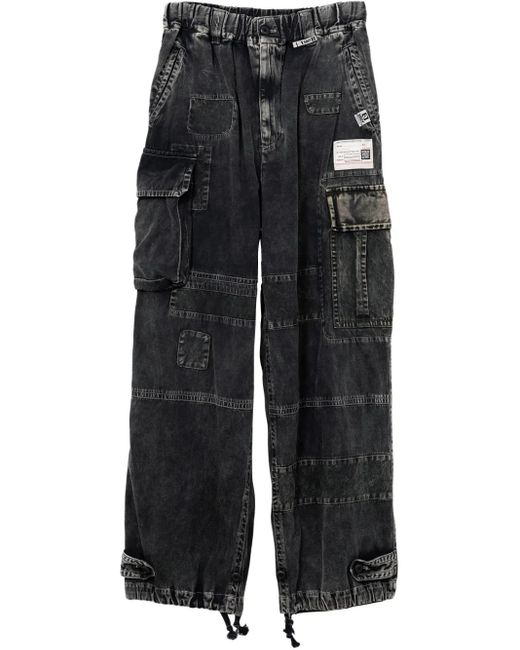 メンズ Maison Mihara Yasuhiro Repair カーゴジーンズ Black