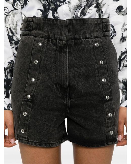 IRO Black Gennya Jeans-Shorts