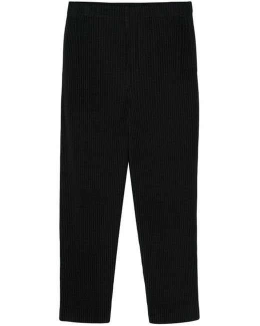 Pantaloni Mc January con pieghe di Homme Plissé Issey Miyake in Black da Uomo
