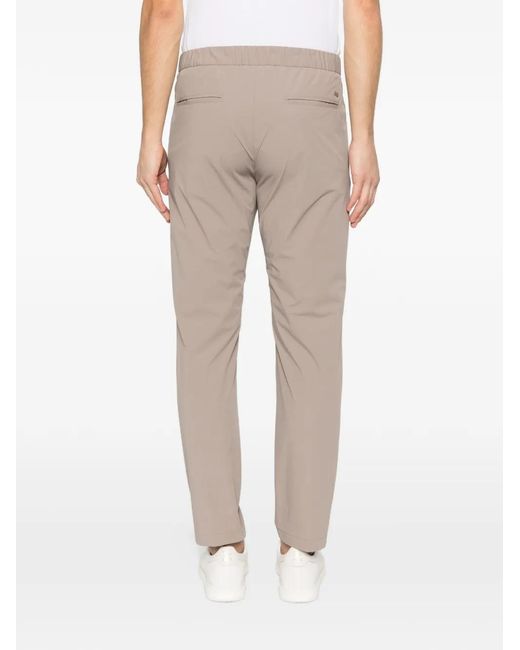 Herno White Drawstring-Waist Trousers for men