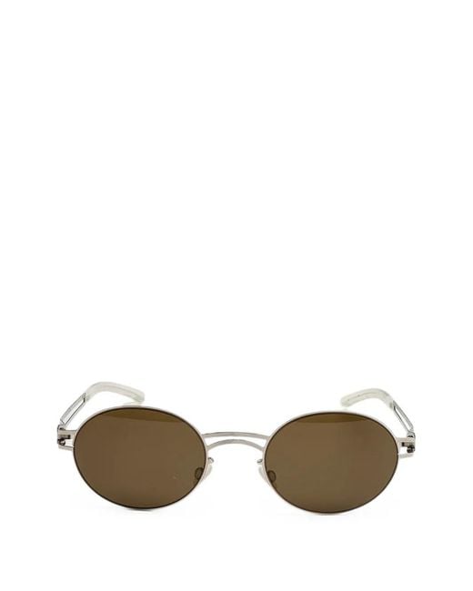 Mykita Metallic Dada Round-Frame Sunglasses