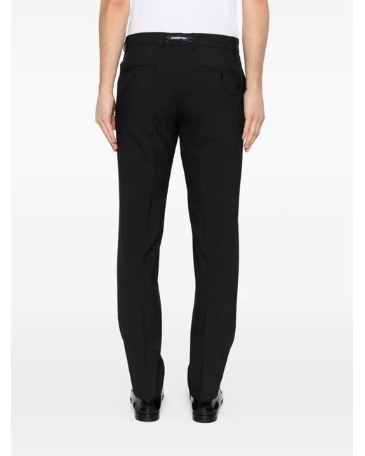 Karl Lagerfeld Black Road Trousers for men