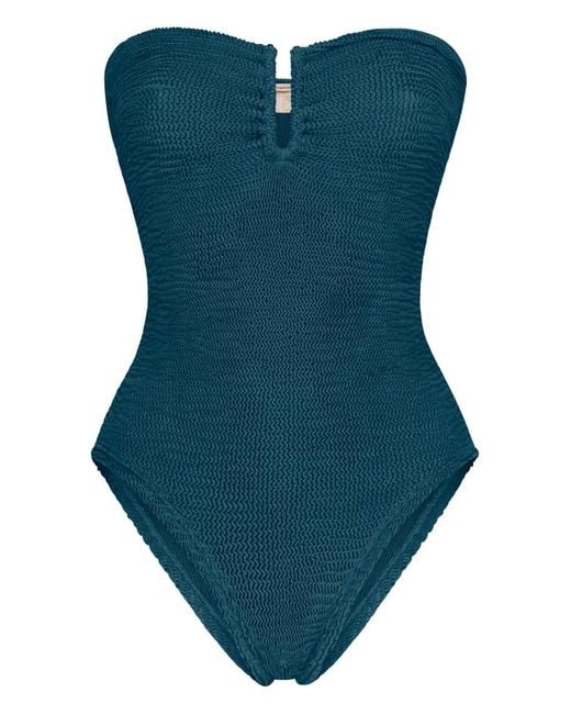 Paramidonna Blue Frida Textured One-Piece