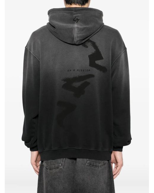 Sudadera 247 Motion con capucha REPRESENT 247 de hombre de color Black