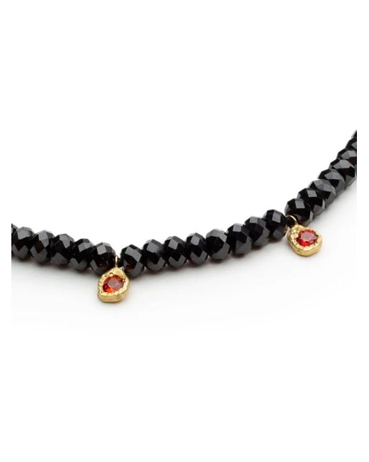 Elhanati Metallic 18Kt Ramona Sapphire And Spinel Necklace