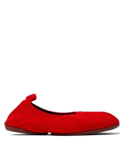 Camper Red Right Niko Ballerinas