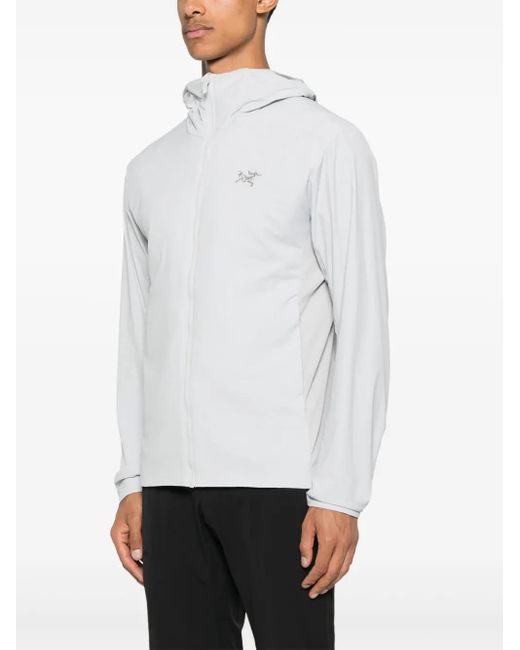 Arc'teryx White Atom Sl Hoody Jacket for men