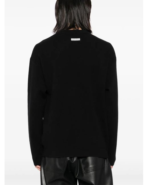 Aape By A Bathing Ape Black Moonface Logo Jumper for men