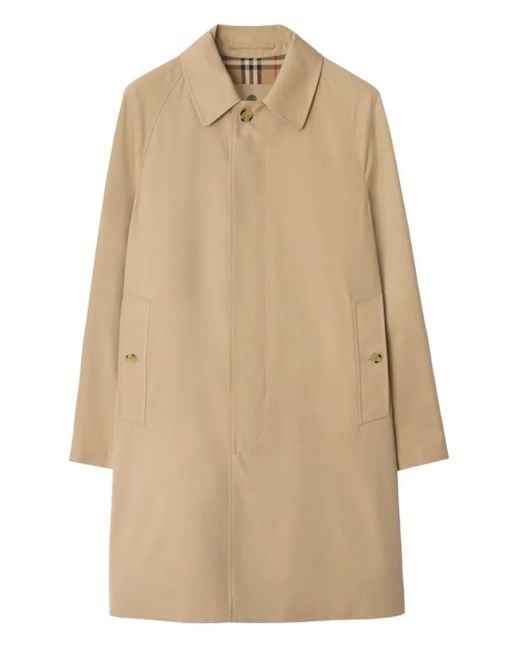 Burberry Natural Mid-Length Camden Heritage Car Coat for men