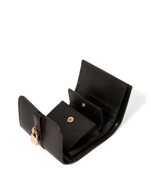 Stella McCartney Black Ryder Padlock Wallet