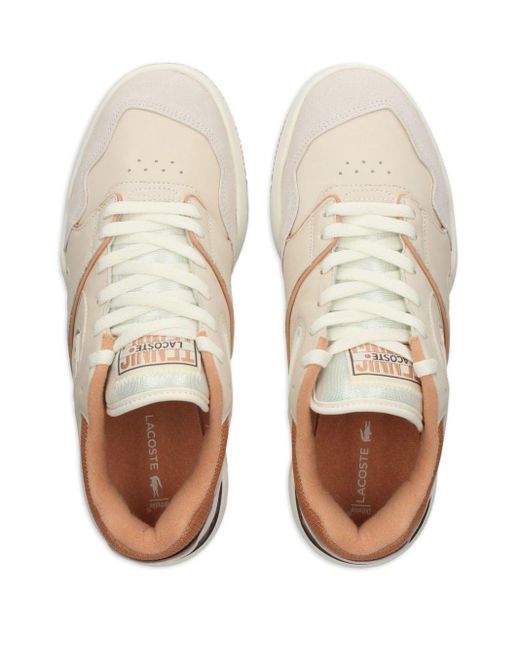 Lacoste White Lineshot Logo-patch Sneakers for men