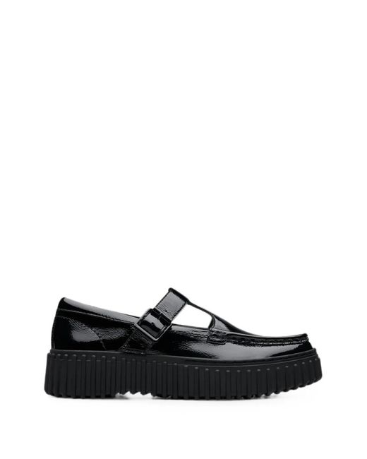 Clarks Black Torhill Bar Loafers