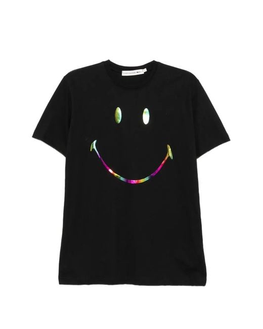 Joshua Sanders Black Smile-Hologram T-Shirt